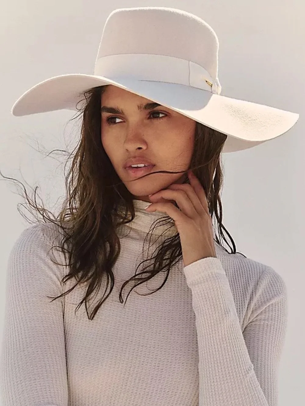 Van Palma Le Paul Wool Felt Hat Off White Size 56 Small Made France